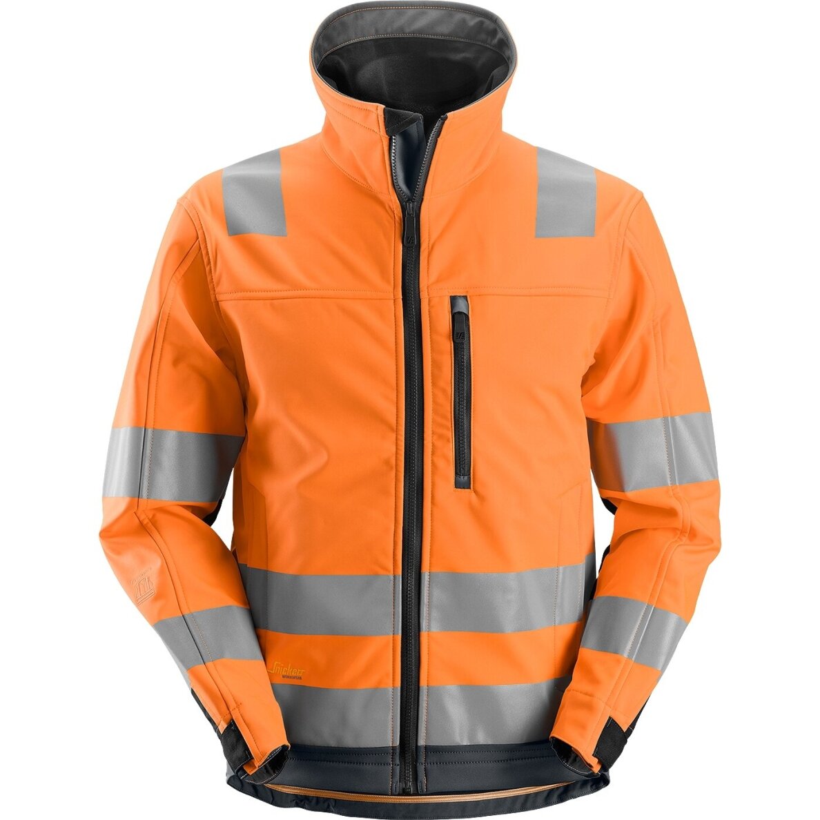 Jaka Hi-Vis AllroundWork SoftShell SNICKERS WORKWEAR, 3. klase Jaka Hi-Vis AllroundWork SoftShell SNICKERS WORKWEAR, 3. klase