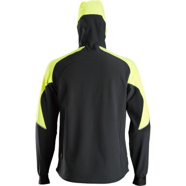 Švarkas su neoniniu gaubtu SoftShell 2.0 FlexiWork SNICKERS WORKWEAR Švarkas su neoniniu gaubtu SoftShell 2.0 FlexiWork SNICKERS WORKWEAR