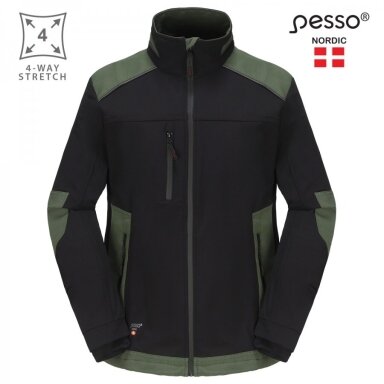 Jaka Pesso Titan 125 Spandex/Cordura, zaļa