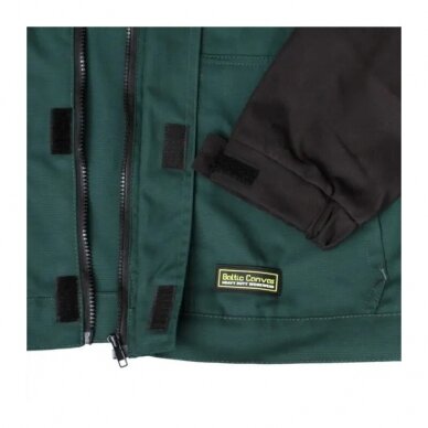 Jaka BoSafety Baltic Canvas JK-CAN-0902, zaļa/melna 2