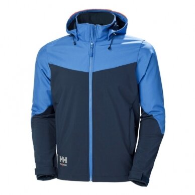 Jaka HELLY HANSEN Oxford Softshell, gaiši zila Jaka HELLY HANSEN Oxford Softshell, gaiši zila
