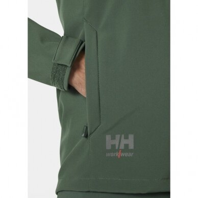 Jaka HELLY HANSEN Oxford Softshell, zaļš 5 Jaka HELLY HANSEN Oxford Softshell, zaļš 5