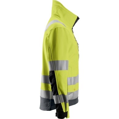 Jaka Hi-Vis AllroundWork SoftShell SNICKERS WORKWEAR, 3. klase dzeltena 2
