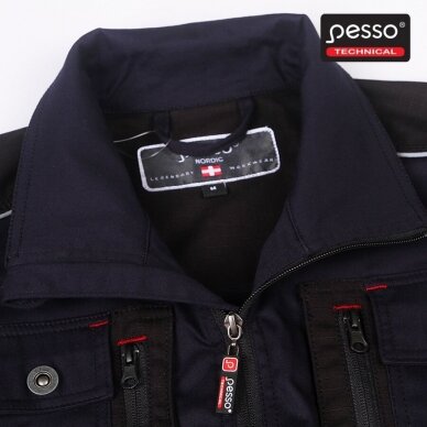 Švarkas PESSO DS215M stretch, mėlynas 8