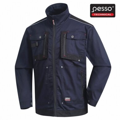 Švarkas PESSO DS215M stretch, mėlynas 1