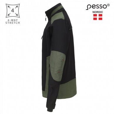 Jaka Pesso Titan 125 Spandex/Cordura, zaļa 2 Jaka Pesso Titan 125 Spandex/Cordura, zaļa 2