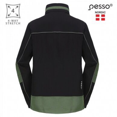 Jaka Pesso Titan 125 Spandex/Cordura, zaļa 1 Jaka Pesso Titan 125 Spandex/Cordura, zaļa 1