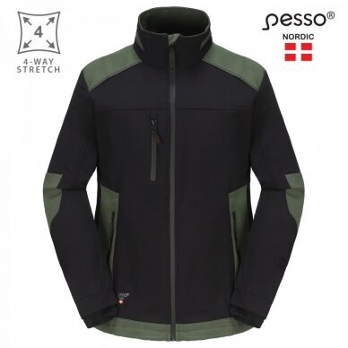Jaka Pesso Titan 125 Spandex/Cordura, zaļa
