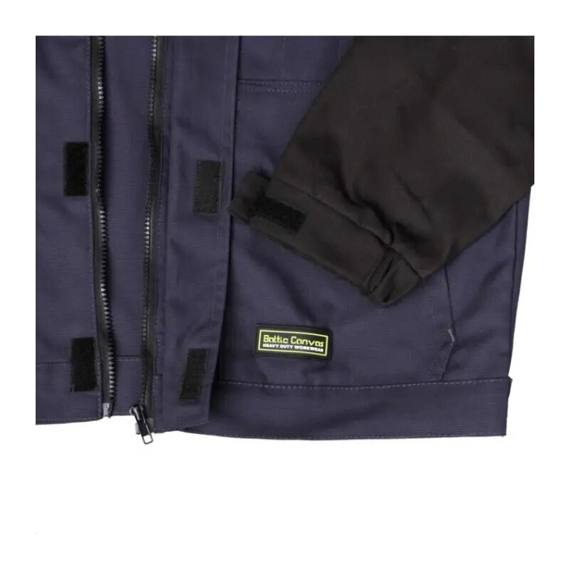 Švarkas BoSafety Baltic Canvas JK-CAN-0502, mėlynas / juodas 2 Švarkas BoSafety Baltic Canvas JK-CAN-0502, mėlynas / juodas 2