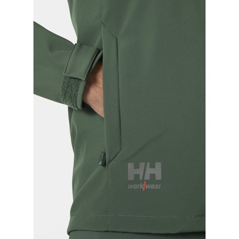 Jaka HELLY HANSEN Oxford Softshell, zaļš 5 Jaka HELLY HANSEN Oxford Softshell, zaļš 5