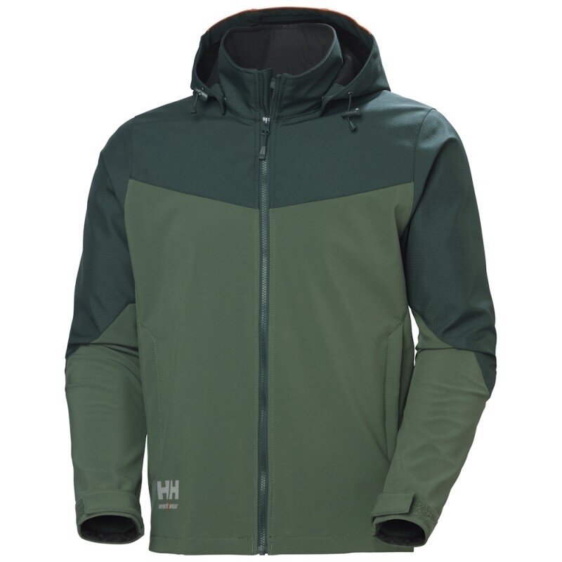 Jaka HELLY HANSEN Oxford Softshell, zaļš Jaka HELLY HANSEN Oxford Softshell, zaļš