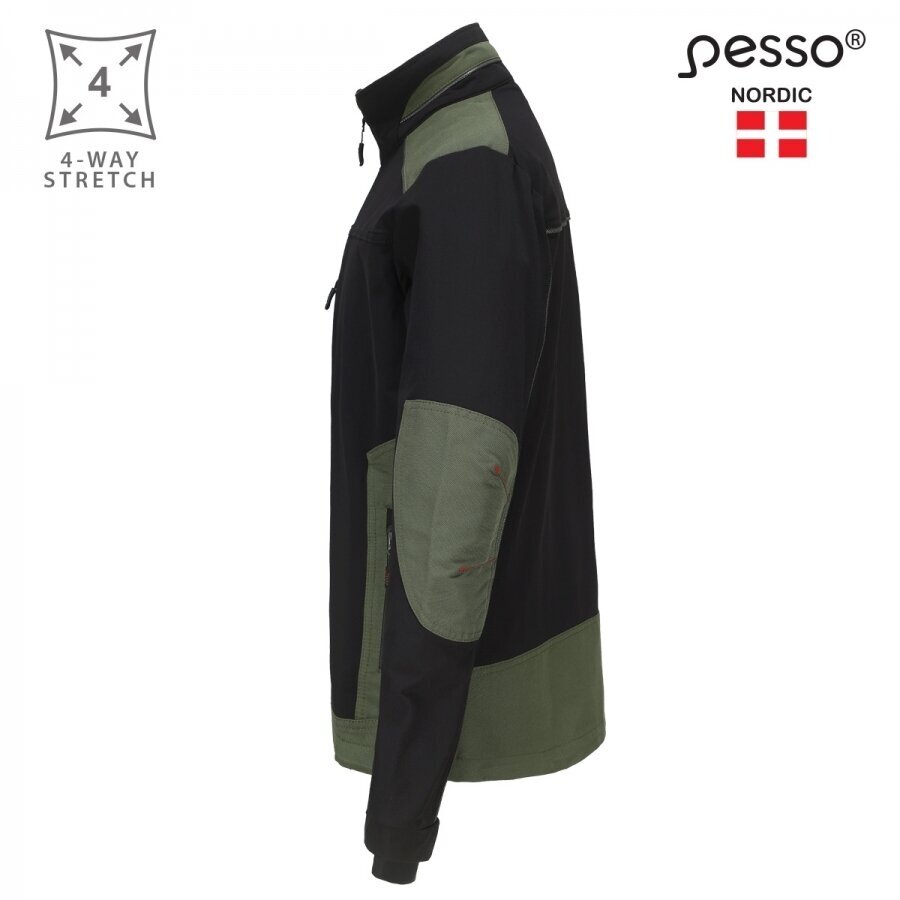 Jaka Pesso Titan 125 Spandex/Cordura, zaļa 2 Jaka Pesso Titan 125 Spandex/Cordura, zaļa 2