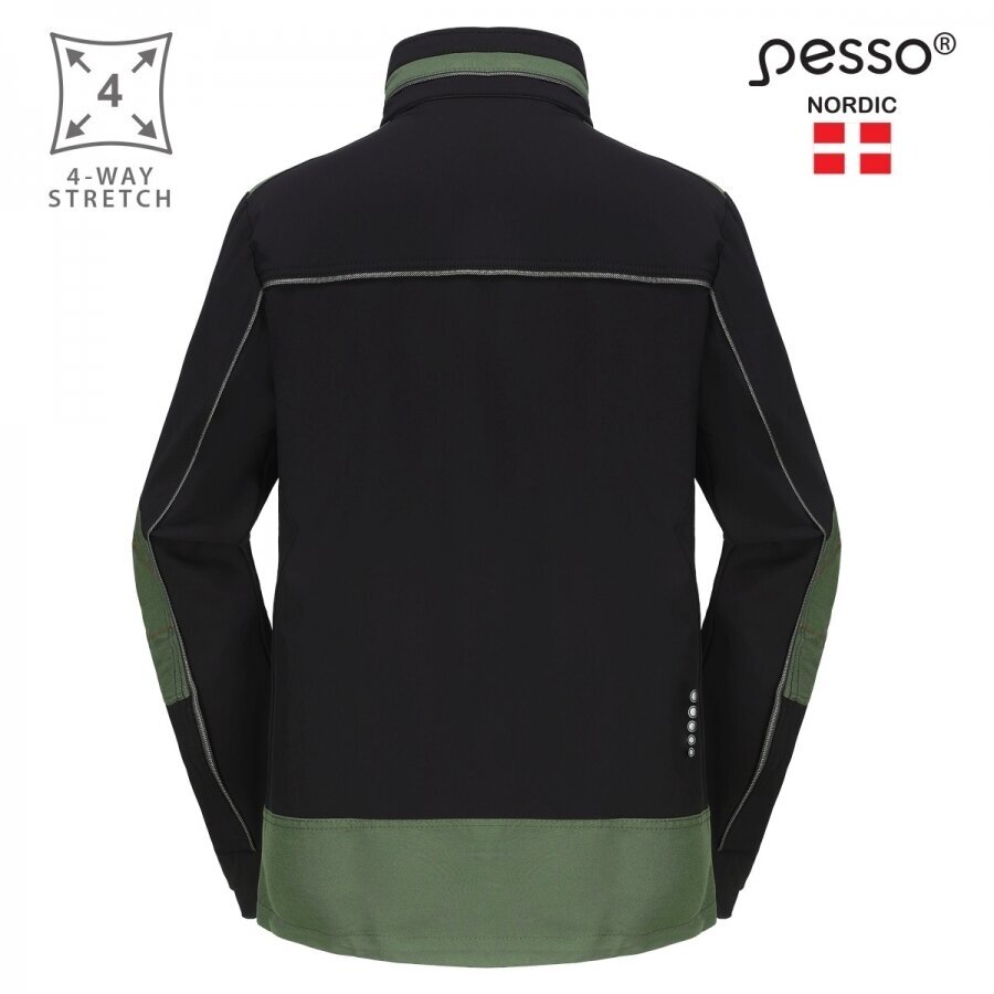 Jaka Pesso Titan 125 Spandex/Cordura, zaļa 1 Jaka Pesso Titan 125 Spandex/Cordura, zaļa 1