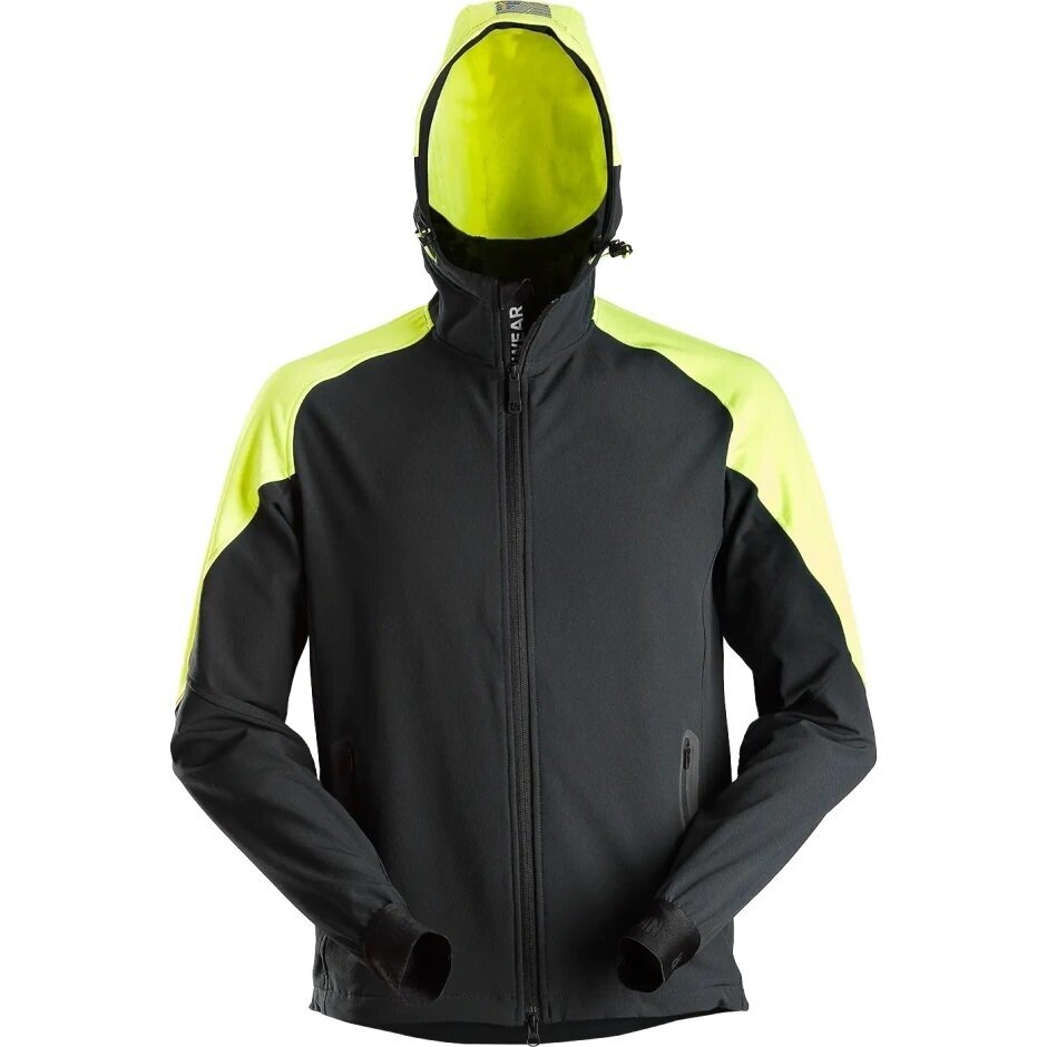 Švarkas su neoniniu gaubtu SoftShell 2.0  FlexiWork SNICKERS WORKWEAR 5