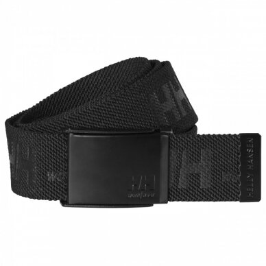 Diržas HELLY HANSEN Logo Webbing juoda Diržas HELLY HANSEN Logo Webbing juoda