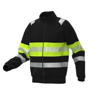 BoSafety ML-FENIX-C1-0204 džemperis ar atstarojošām svītrām, labi redzamām detaļām un paaugstinātu apkakli 1 BoSafety ML-FENIX-C1-0204 džemperis ar atstarojošām svītrām, labi redzamām detaļām un paaugstinātu apkakli 1