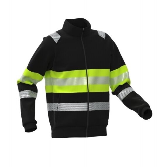 BoSafety ML-FENIX-C1-0204 džemperis ar atstarojošām svītrām, labi redzamām detaļām un paaugstinātu apkakli 2 BoSafety ML-FENIX-C1-0204 džemperis ar atstarojošām svītrām, labi redzamām detaļām un paaugstinātu apkakli 2
