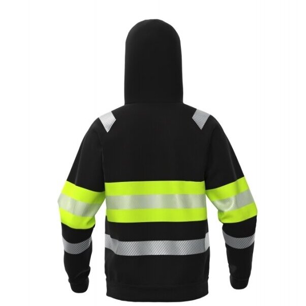 BoSafety FENIXPLUS-C1-0204 džemperis ar atstarojošām detaļām, paaugstinātu apkakli un kapuci 3