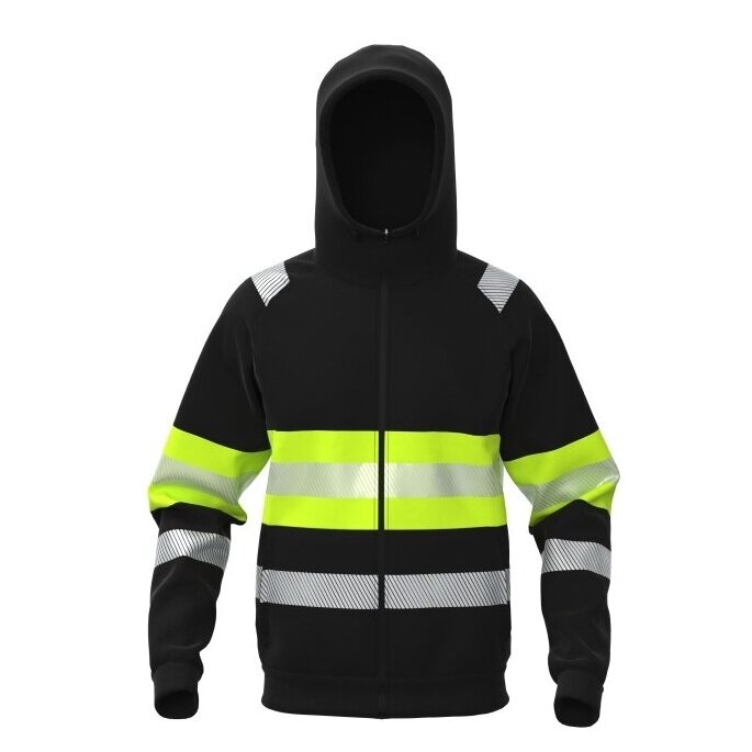 BoSafety FENIXPLUS-C1-0204 džemperis ar atstarojošām detaļām, paaugstinātu apkakli un kapuci BoSafety FENIXPLUS-C1-0204 džemperis ar atstarojošām detaļām, paaugstinātu apkakli un kapuci
