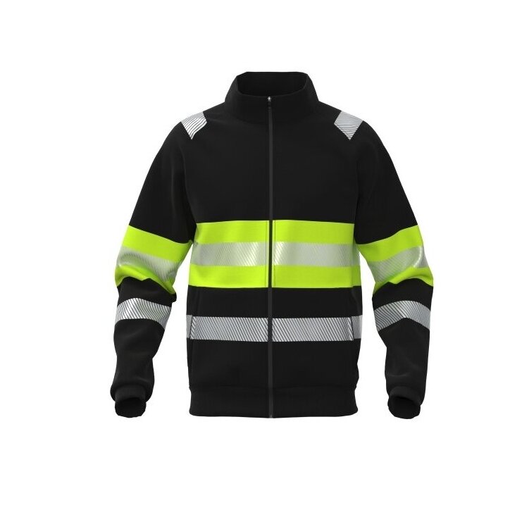 BoSafety ML-FENIX-C1-0204 džemperis ar atstarojošām svītrām, labi redzamām detaļām un paaugstinātu apkakli BoSafety ML-FENIX-C1-0204 džemperis ar atstarojošām svītrām, labi redzamām detaļām un paaugstinātu apkakli