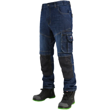 Darba bikses Pesso KD155 Denim Flex Ultimate Stretch 155, zilas