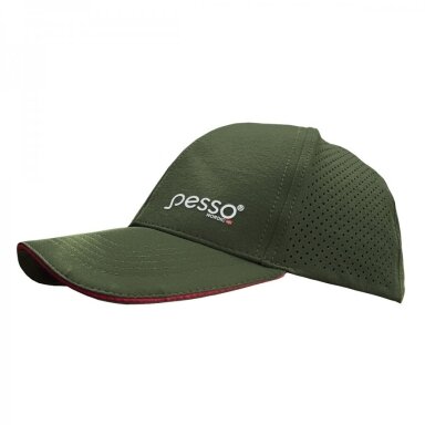 Pesso NEXUS cepure haki/sarkanā krāsā