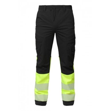Bikses BoSafety COMFORT Augstas redzamības 1. klases 4 virzienu elastīgās