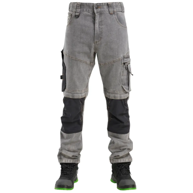 Darba bikses Pesso KD155 Denim Flex Ultimate Stretch 155, pelēkas 2 Darba bikses Pesso KD155 Denim Flex Ultimate Stretch 155, pelēkas 2