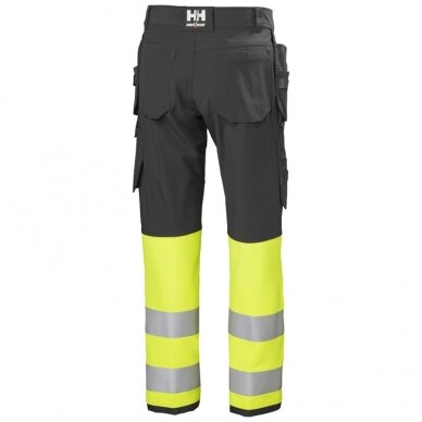 Kelnės su šviesą atspindinčiais elementais HELLY HANSEN Alna 4X CL 1, geltonos 1