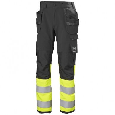 Kelnės su šviesą atspindinčiais elementais HELLY HANSEN Alna 4X CL 1, geltonos Kelnės su šviesą atspindinčiais elementais HELLY HANSEN Alna 4X CL 1, geltonos