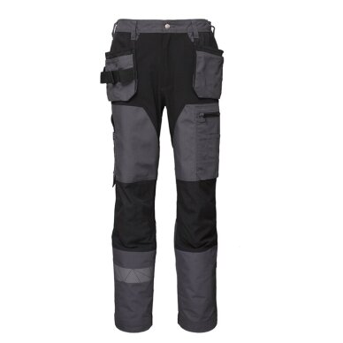 Bikses BoSafety TR-FUSIONPLUS-2602 ar elastīgām detaļām un iekarināmām kabatām