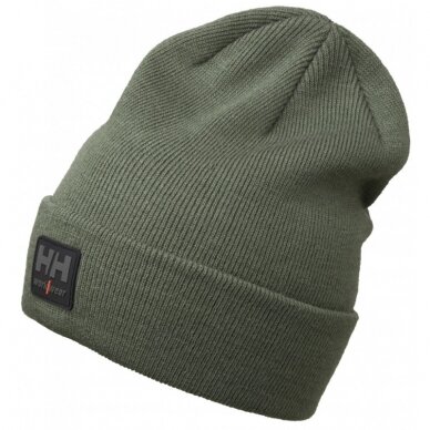HELLY HANSEN Classic Cuff Beanie, zaļa HELLY HANSEN Classic Cuff Beanie, zaļa