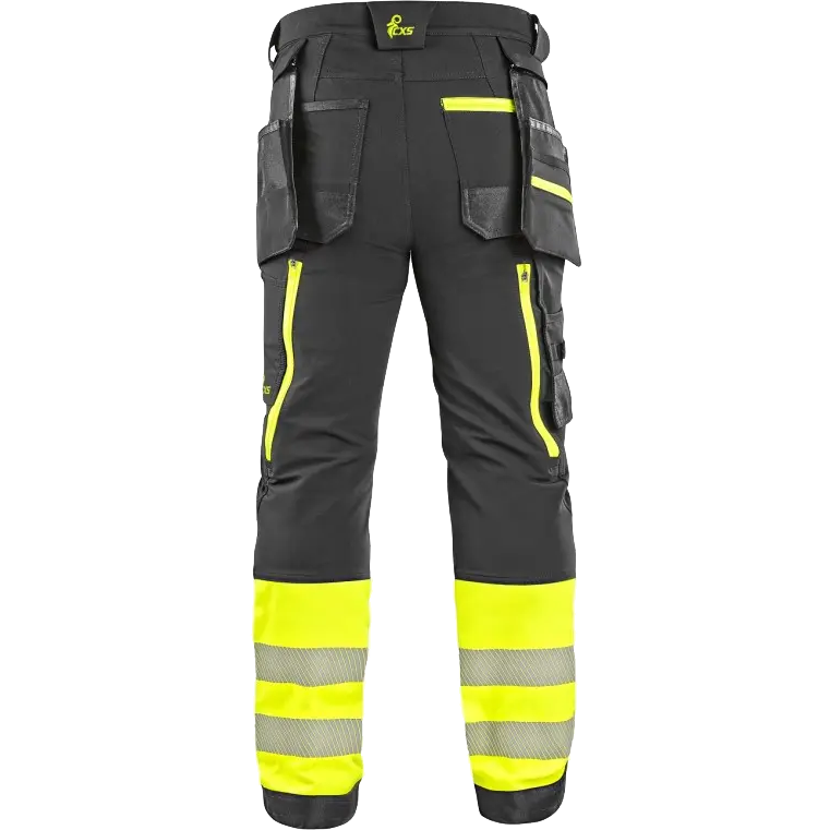 Kelnės CXS NAOS HV, juoda/geltona (tamprios) 1 Kelnės CXS NAOS HV, juoda/geltona (tamprios) 1