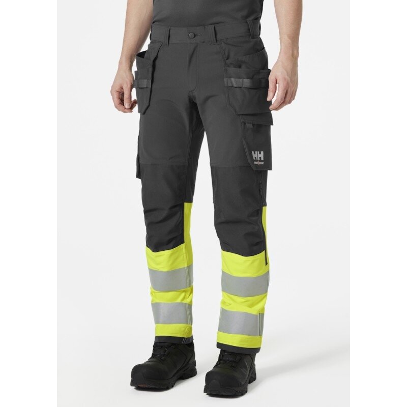 Kelnės su šviesą atspindinčiais elementais HELLY HANSEN Alna 4X CL 1, geltonos 6 Kelnės su šviesą atspindinčiais elementais HELLY HANSEN Alna 4X CL 1, geltonos 6
