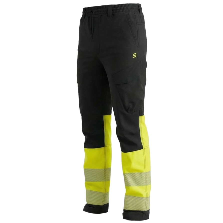Bikses BoSafety COMFORT Augstas redzamības 1. klases 4 virzienu elastīgās 4
