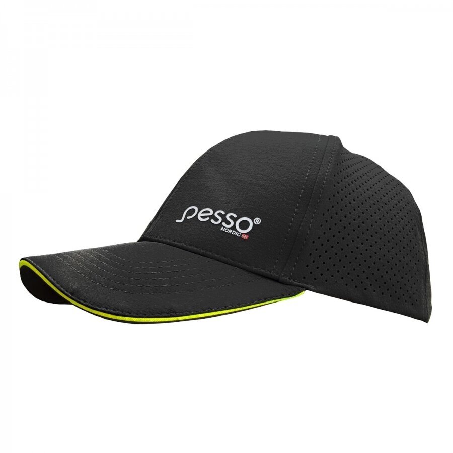 Cepure Pesso NEXUS melna/dzeltena