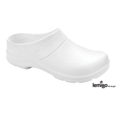Klupēs LEMIGO BIO COMFORT 858 no EVA gumijas, baltas