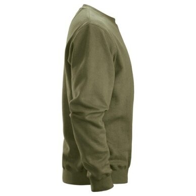 Klasisks kokvilnas džemperis SNICKERS WORKWEAR 2810, khaki 3 Klasisks kokvilnas džemperis SNICKERS WORKWEAR 2810, khaki 3