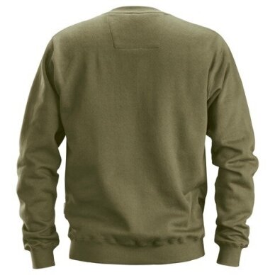 Klasisks kokvilnas džemperis SNICKERS WORKWEAR 2810, khaki 1 Klasisks kokvilnas džemperis SNICKERS WORKWEAR 2810, khaki 1