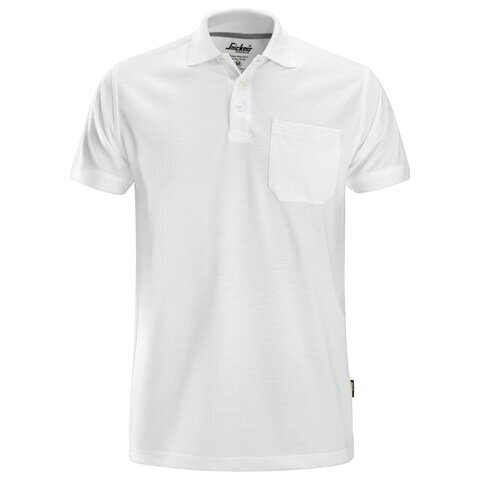 Klasiskais SNICKERS WORKWEAR 2708 polo krekls, balts Klasiskais SNICKERS WORKWEAR 2708 polo krekls, balts