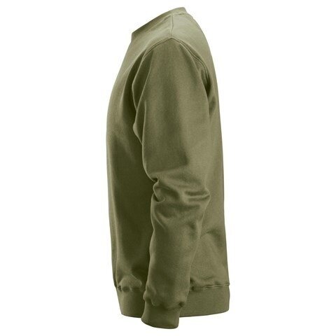 Klasisks kokvilnas džemperis SNICKERS WORKWEAR 2810, khaki 2 Klasisks kokvilnas džemperis SNICKERS WORKWEAR 2810, khaki 2