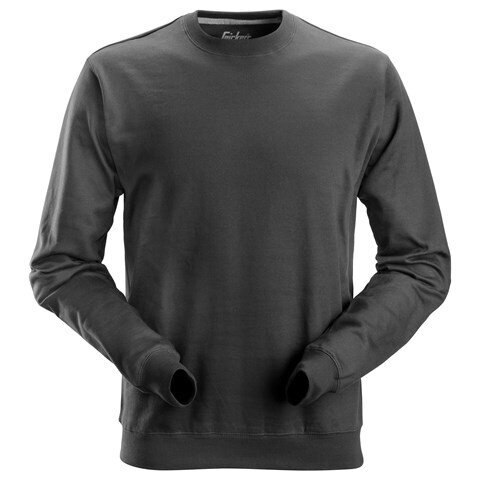 Klasisks kokvilnas džemperis SNICKERS WORKWEAR 2810, pelēks Klasisks kokvilnas džemperis SNICKERS WORKWEAR 2810, pelēks