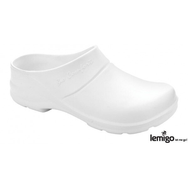 Klumpės LEMIGO BIO COMFORT 858 iš EVA gumos, baltos Klumpės LEMIGO BIO COMFORT 858 iš EVA gumos, baltos