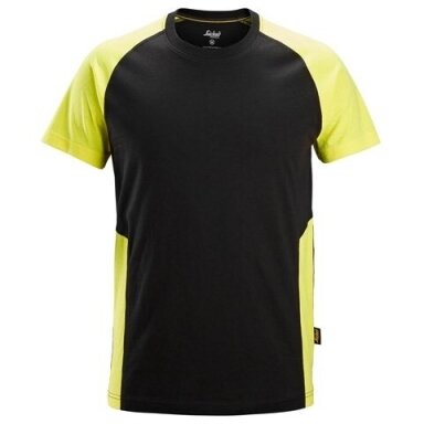Kokvilnas SNICKERS WORKWEAR 2550 T-krekls, divkrāsu