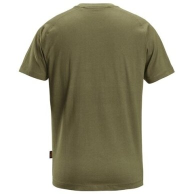 Kokvilnas SNICKERS WORKWEAR 2590 T-krekls ar logotipu, khaki 1 Kokvilnas SNICKERS WORKWEAR 2590 T-krekls ar logotipu, khaki 1