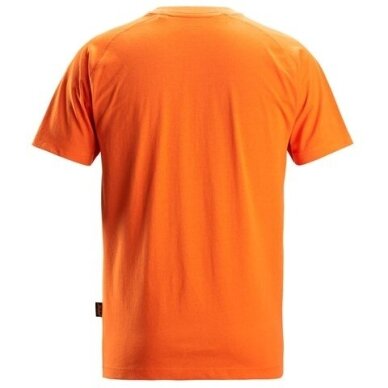 Kokvilnas SNICKERS WORKWEAR 2590 T-krekls ar logotipu, oranža 1