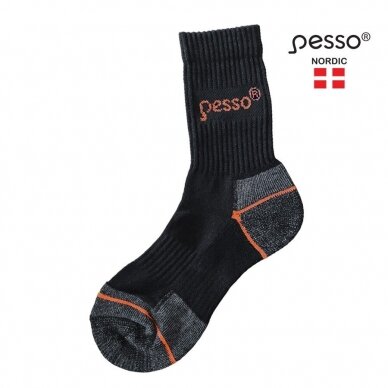 Kokvilnas zeķes Pesso KOCOT, 3 pāri 2 Kokvilnas zeķes Pesso KOCOT, 3 pāri 2