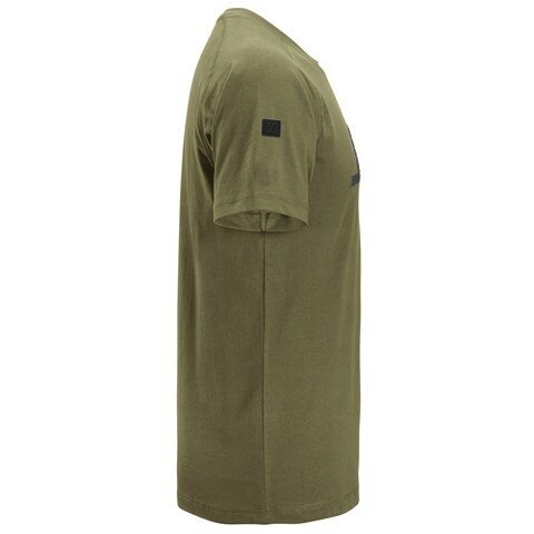 Kokvilnas SNICKERS WORKWEAR 2590 T-krekls ar logotipu, khaki 2 Kokvilnas SNICKERS WORKWEAR 2590 T-krekls ar logotipu, khaki 2