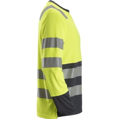 Krekls ar garām piedurknēm AllroundWork Hi-Vis SNICKERS WORKWEAR, 2. klase 2 Krekls ar garām piedurknēm AllroundWork Hi-Vis SNICKERS WORKWEAR, 2. klase 2