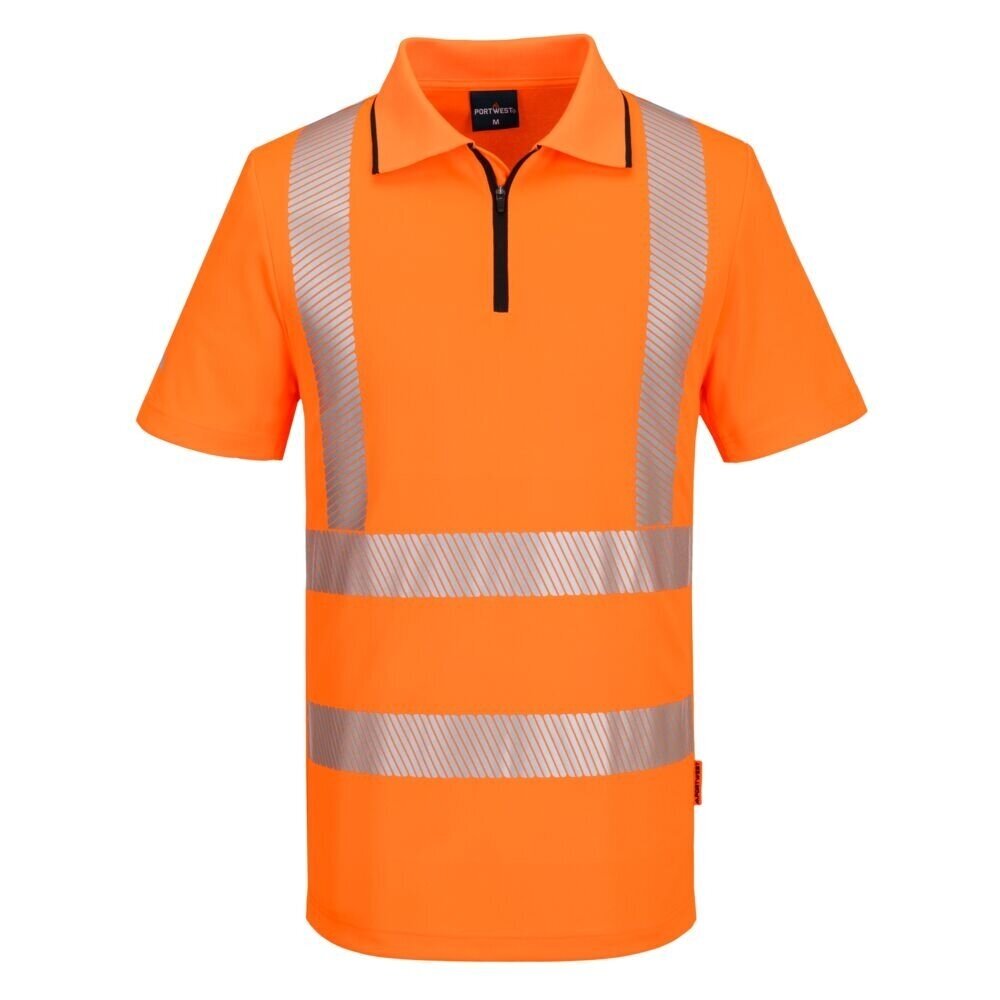 PORTWEST KX302 augstas redzamības polo krekls ar rāvējslēdzēju 3